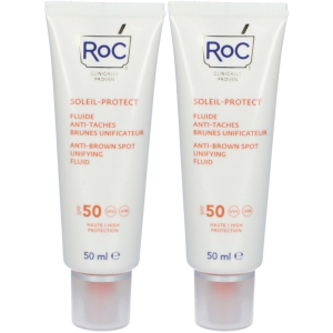 Cerca Offerte di roc soleil protect fluido viso uniformante anti macchie spf50 set da 2 e acquista online