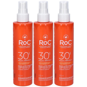 Cerca Offerte di roc® soleil protect lozione corpo spray idratante spf30 3x200 ml e acquista online
