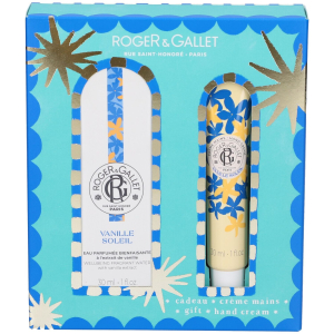 Roger & gallet cofanetto regalo vanille soleil con acqua profumata 30 ml + crema mani 30 ml in omaggio