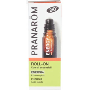 Roll-on olfattivo energy bio con oli essenziali riduce stanchezza 5 ml - herbalgem
