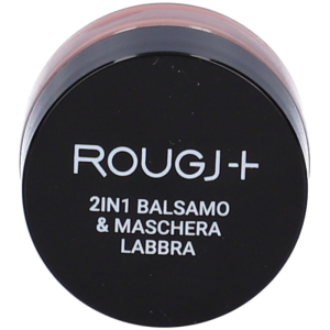 Rougj+ 2 in 1 balsamo e maschera labbra 03 pesca 10 ml protezione per