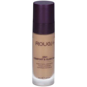 Rougj+ 2in1 comfort & glow 24h 05 bronze fondotinta idratante finish luminoso coprenza naturale 30ml