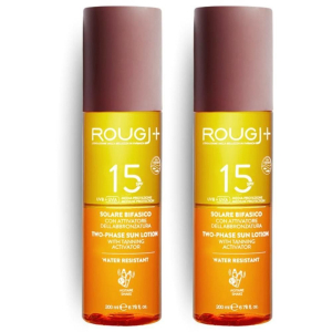 Cerca Offerte di rougj solare bifasico spf15 con attivatore di melanina 2x200 ml e acquista online