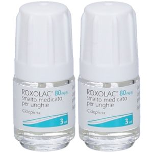 Cerca Offerte di roxolac® 80mg/g smalto medicato per unghie set da 2 2x3 g u e acquista online