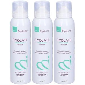 Cerca Offerte di roydermal ityolate mousse astringente lenitiva 3x150 ml schiuma e acquista online