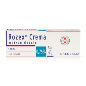 rozex*crema derm 50g 0,75% bugiardino cod: 028809085 