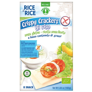 r&r crispy crackers riso 160g bugiardino cod: 970358824 