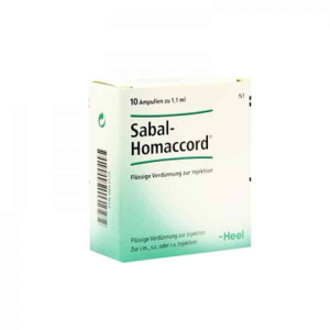 SABAL HOMAC 10F 1,1ML HEEL