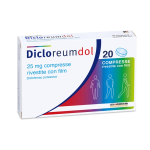 dicloreum dol 20 compresse rivestite 25 mg bugiardino cod: 041735022 