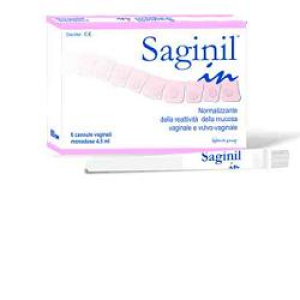 saginil in cannula vaginale 4,5x5 pezzi bugiardino cod: 931498620 