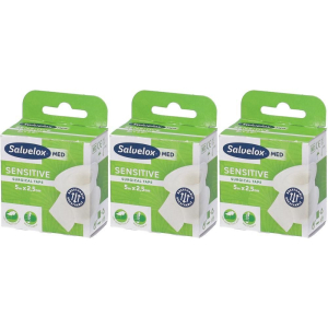 Cerca Offerte di salvelox med sensitive nastro chirurgico 5m x 2,5 cm 3x1 pz fasciatura e acquista online