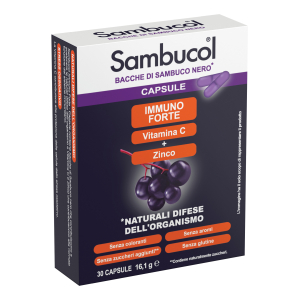 sambucol immunoforte 30cps bugiardino cod: 987023595 