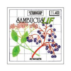 sambucus lif 50 tavolette bugiardino cod: 906008622 