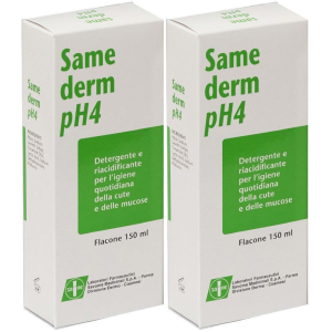 Cerca Offerte di samederm ph4 detergente 150 ml set da 2 2x150 ml e acquista online