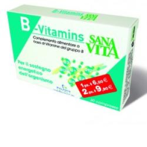 sanavita - b-vitamins confezione 30 compresse bugiardino cod: 923130405 