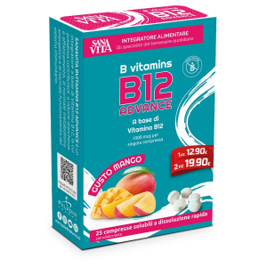 Sanavita - b vitamins b12 adavance gusto mango confezione 25 compresse