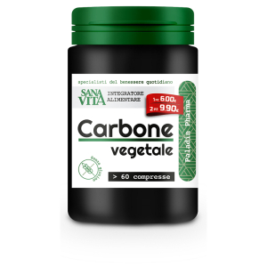 sanavita carbone vegetale60cpr bugiardino cod: 983752635 