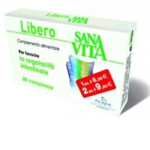 sanavita libero 20 compresse ofc bugiardino cod: 923130379 