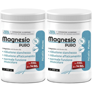 Cerca Offerte di sanavita magnesio pure polvere 2x150 g e acquista online