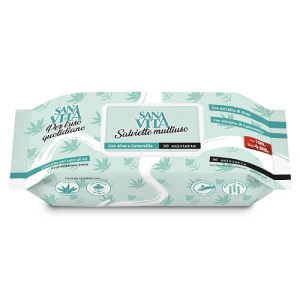 Sanavita salviette multiuso con aloe e camomilla 90 pezzi