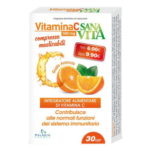 sanavita vitamina c masticabili 30 compresse bugiardino cod: 976007815 