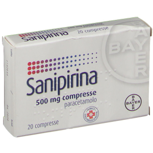 sanipirina 20 compresse 500mg bugiardino cod: 025038163 