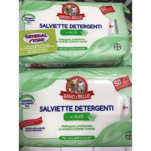 sano e bello salviette detergenti all aloe bugiardino cod: 927519571 