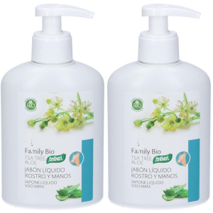 Cerca Offerte di santiveri family bio tea tree aloe sapone liquido viso mani 2x250 ml e acquista online