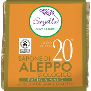 sapone aleppo cubo 20% bio200g bugiardino cod: 970155608 