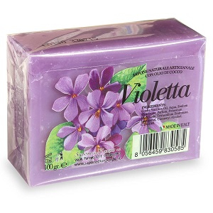 sapone naturale violetta 100g bugiardino cod: 907459453 