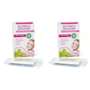 Cerca Offerte di satinex plus strisce depilatorie viso e parti delicate 2x24 pz e acquista online