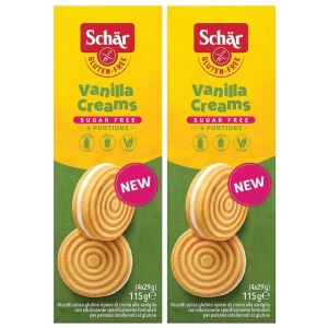 Cerca Offerte di Schär vanilla creams biscotti senza glutine e zucchero 2x115 g e acquista online
