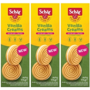 Cerca Offerte di Schär vanilla creams biscotti senza glutine e zucchero 3x115 g e acquista online