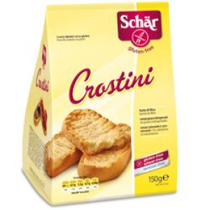 schar snack crostini senza glutine 150 g bugiardino cod: 912092741 