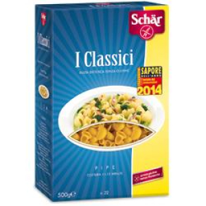 schar pipe pasta senza glutine 500 g bugiardino cod: 922413531 