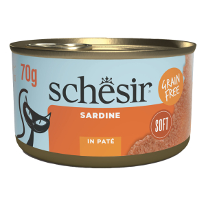 Cerca Offerte di schesir gatto pat&atilde;? grain free sardine 70gr (lattina) e acquista online