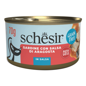 Cerca Offerte di schesir gatto salsa grain free sardine con salsa di aragosta 70gr (lattina) e acquista online