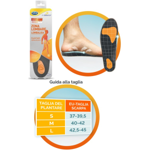 scholl plantare lombare m 2 pezzi bugiardino cod: 981043298 