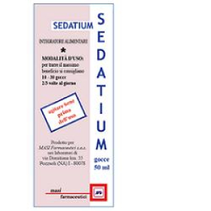 sedatium gocce 50ml bugiardino cod: 907114831 