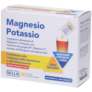 Cerca Offerte di Sella magnesio potassio bustine gusto arancia rossa 80 g polvere per s e acquista online