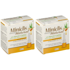 Cerca Offerte di sella miniclis® microclisimi natural adulti set da 2 2x6 pz clistere e acquista online