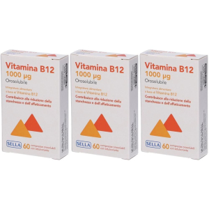 Cerca Offerte di sella vitamina b12 1000mcg compresse orosolubili 3x7,2 g e acquista online