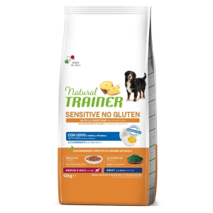 Cerca Offerte di Sensitive no gluten con uovo - alimento completo per cani adulti di taglia media e grande 12 kg e acquista online