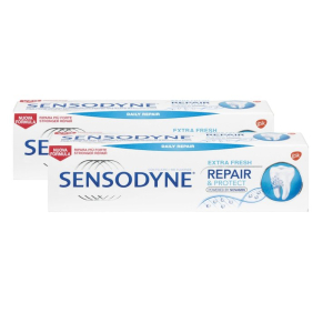 Sensodine repair & protect extra fresh dentifricio 2x75ml