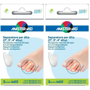 Cerca Offerte di separatore dita in gel master-aid footcare mix 1 small + 2 medium c9 e acquista online