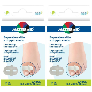 Cerca Offerte di separatore dita master-aid footcare con anello doppio large 2 pezzi c1 e acquista online
