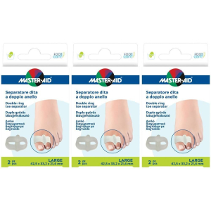 Cerca Offerte di separatore dita master-aid footcare con anello doppio large 2 pezzi c1 e acquista online