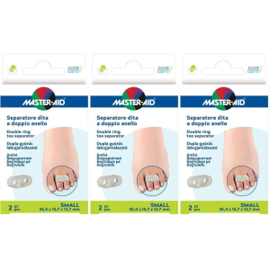 Cerca Offerte di separatore dita master-aid footcare con anello doppio small 2 pezzi c1 e acquista online