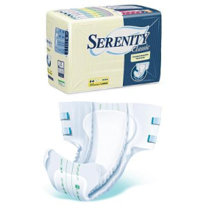 serenity pannolino clas extra s 30 pezzi bugiardino cod: 903570226 