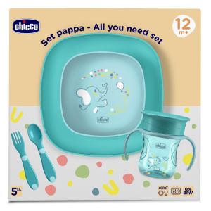 Cerca Offerte di set pappa 12m+ azzurro chicco e acquista online